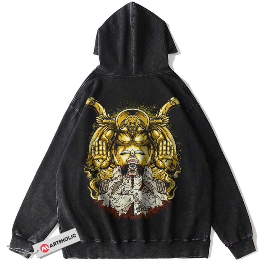 Alternative view of Sengoku Hoodie, One Piece Hoodie, Anime Hoodie, Vintage Hoodie