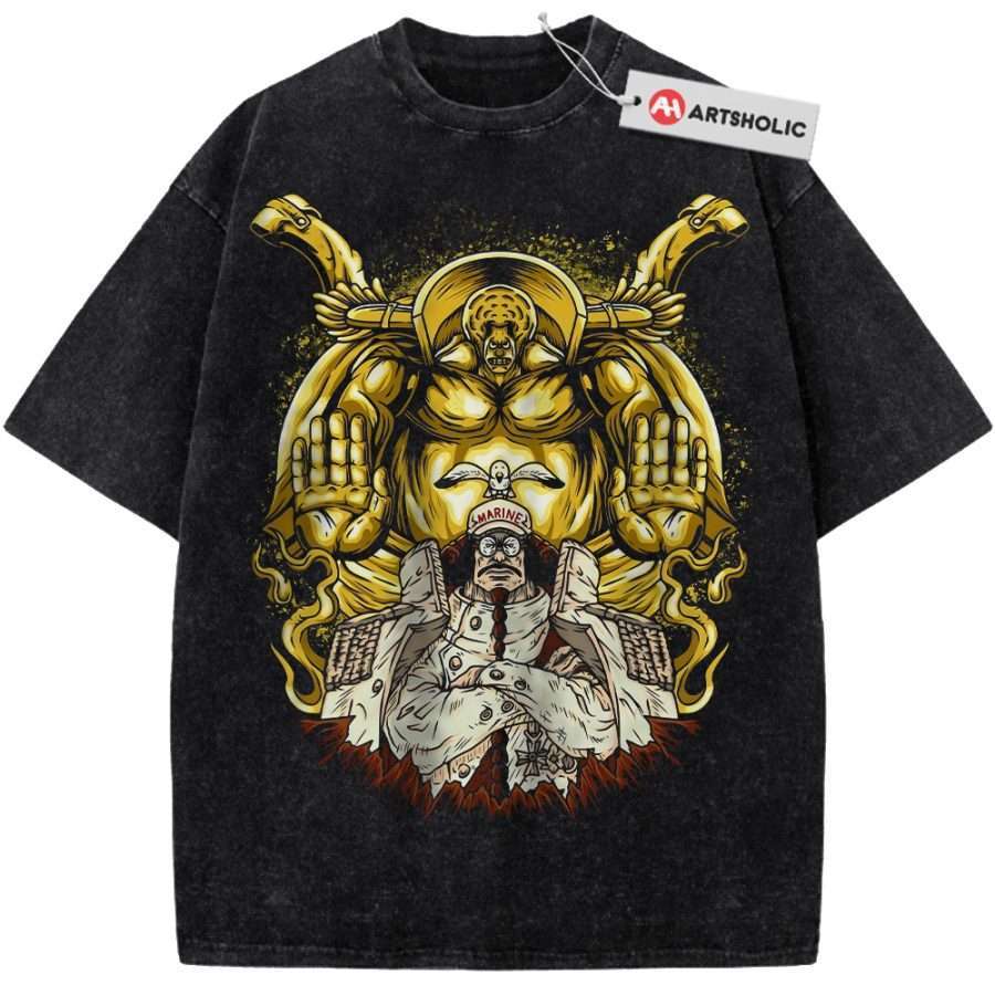Alternative view of Sengoku Shirt, One Piece Shirt, Anime Shirt, Vintage T-Shirt