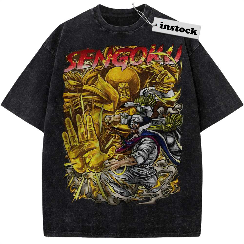 Sengoku Shirt, One Piece Shirt, Anime Shirt, Vintage Tee