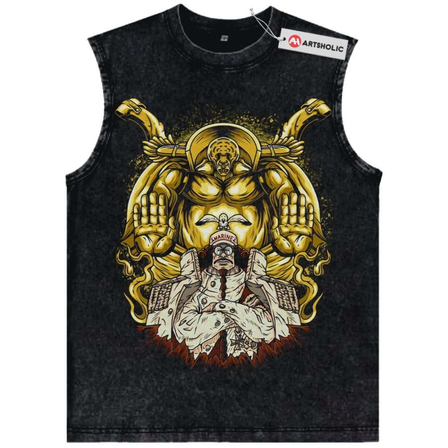 Alternative view of Sengoku Tank Top, One Piece Tank Top, Anime Tank Top, Vintage Tank Top