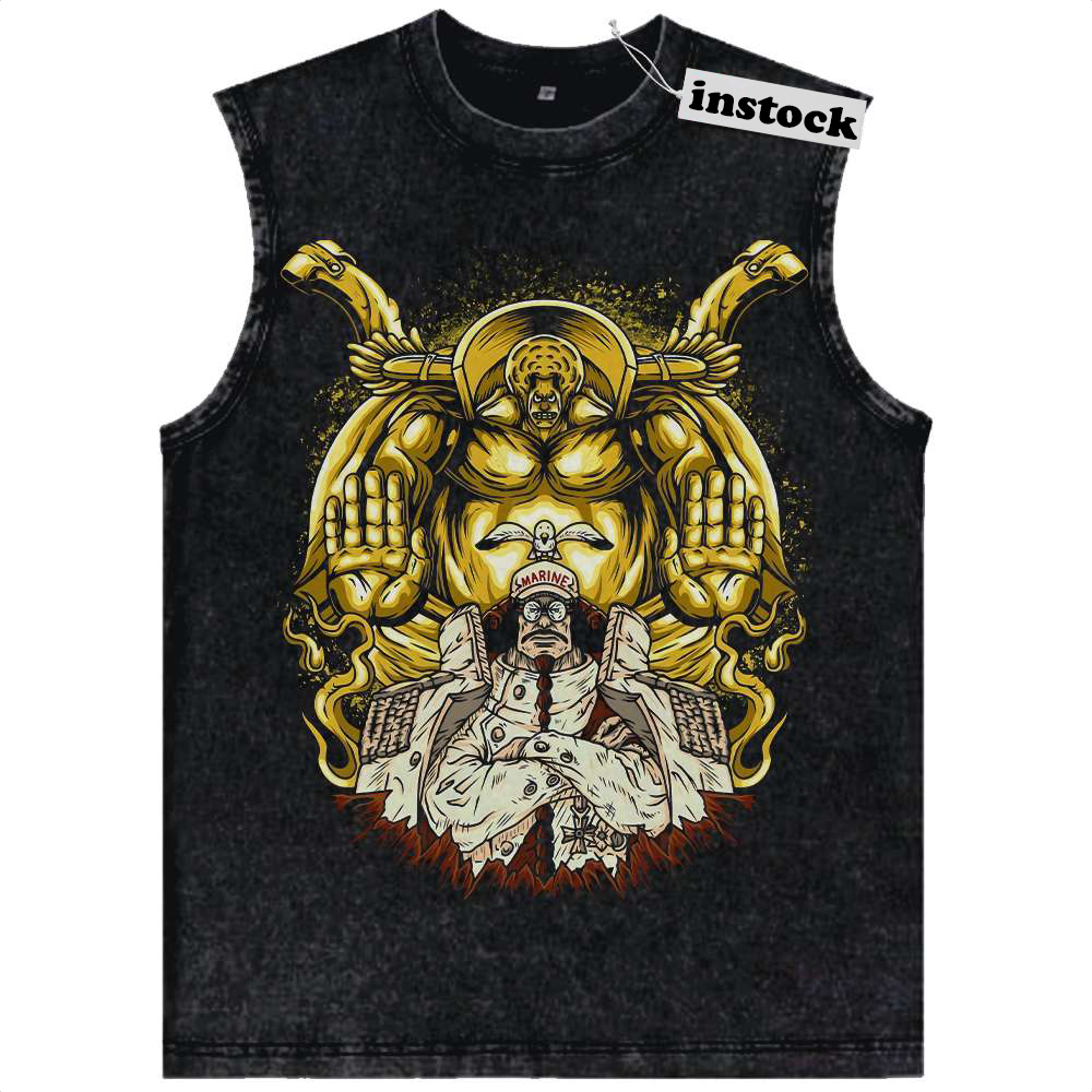 Sengoku Tank Top, One Piece Tank Top, Anime Tank Top, Vintage Tank Top