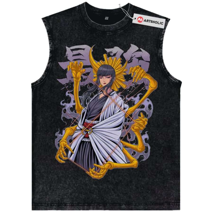 Alternative view of Senjumaru Shutara Tank Top, Bleach Tank Top, Anime Tank Top, Vintage Tank Top