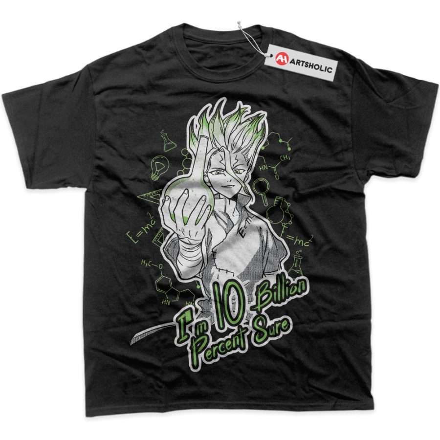 Alternative view of Senku Ishigami Shirt, Dr Stone Shirt, Anime Shirt, Graphic T-Shirt