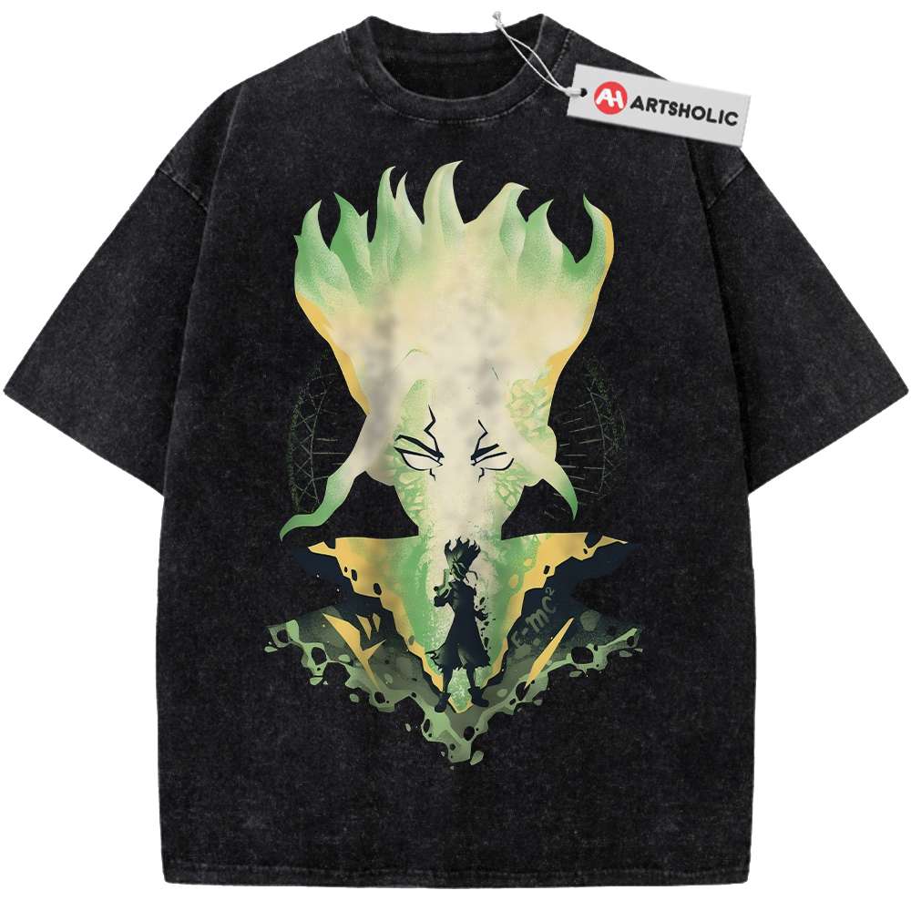 Alternative view of Senku Ishigami Shirt, Dr Stone Shirt, Anime Shirt, Vintage Tee