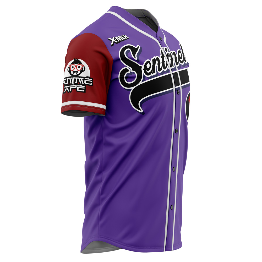 Alternative view of Sentinels Marvel Comics Baseball Jersey
