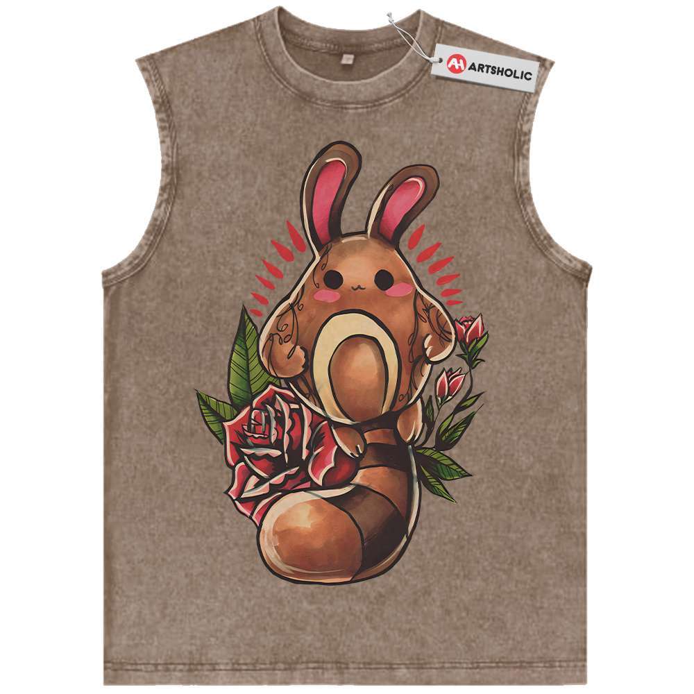 Sentret Tank Top, Pokemon Tank Top, Anime Tank Top, Vintage Tank Top