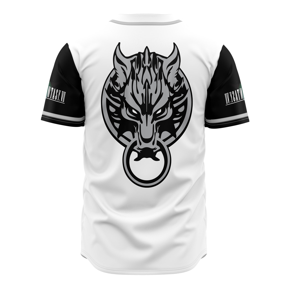 Alternative view of Sephiroth Final Fantasy Custom Baseball Jersey - Otaku Hall