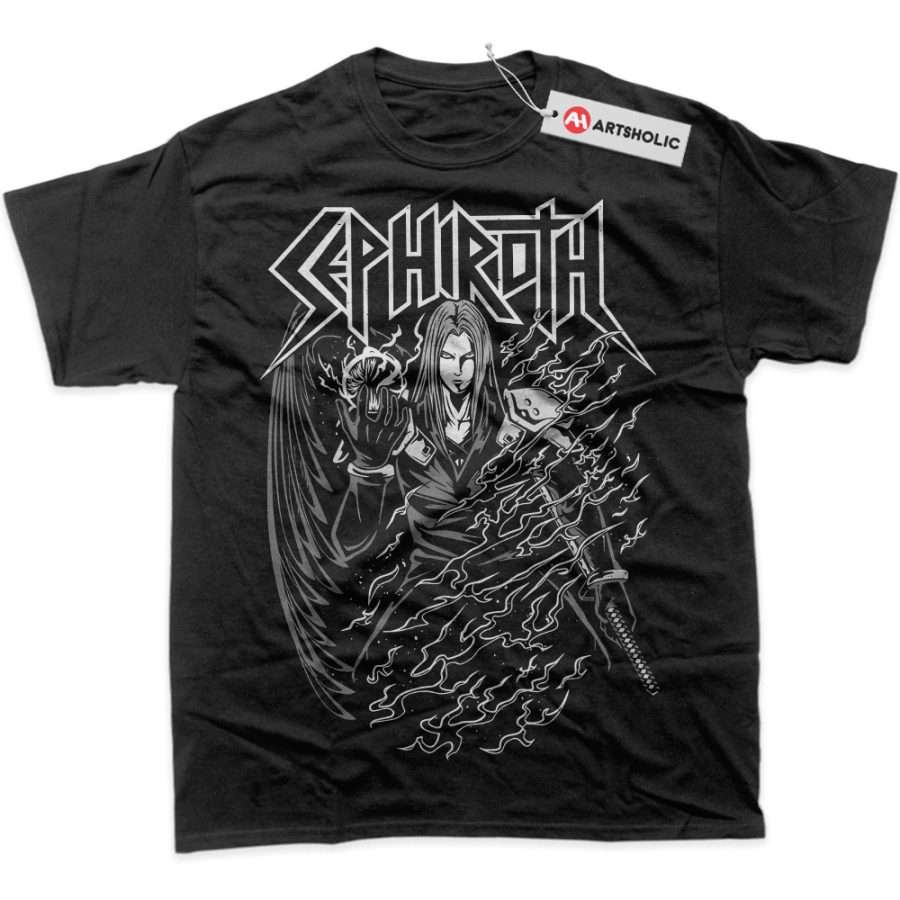 Alternative view of Sephiroth Shirt, Final Fantasy Shirt, Game Shirt, Graphic Tee