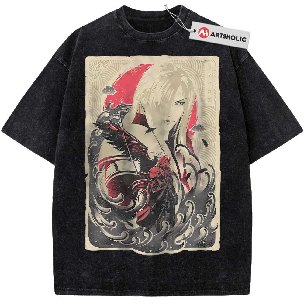 Alternative view of Sephiroth Shirt, Final Fantasy Shirt, Game Shirt, Vintage T-Shirt