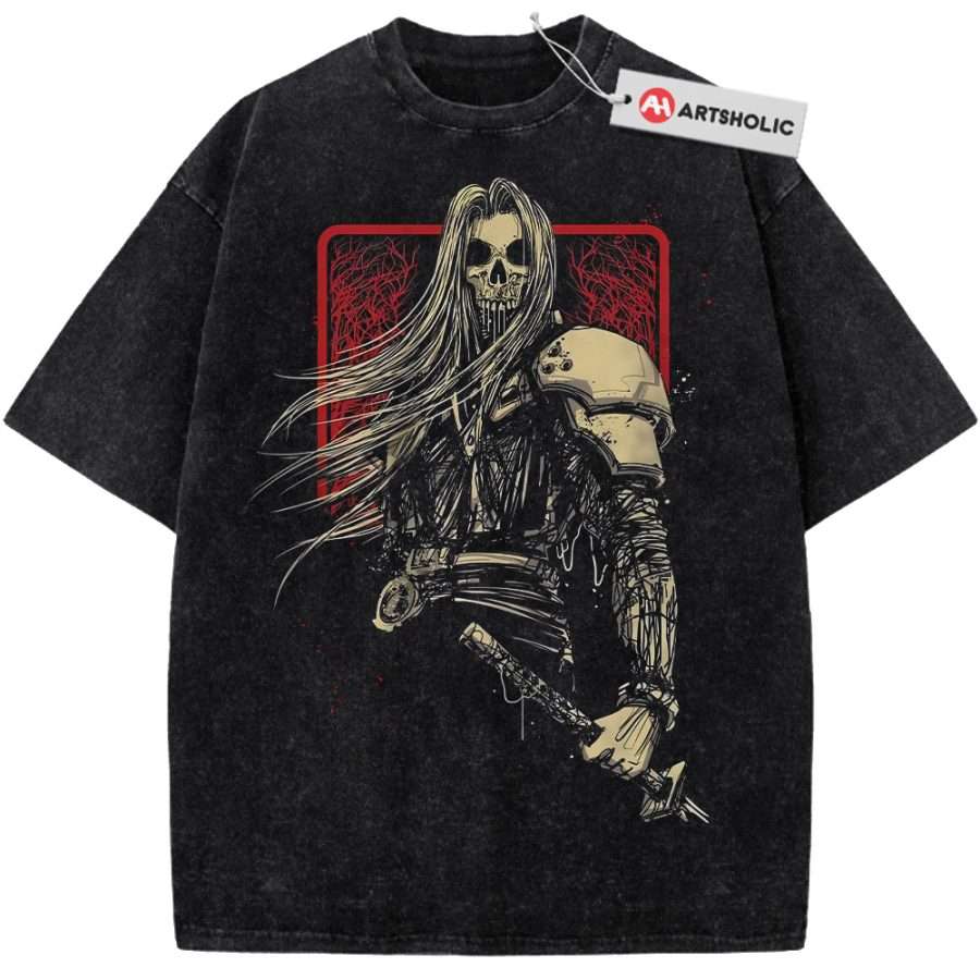 Alternative view of Sephiroth Shirt, Final Fantasy Shirt, Game Shirt, Vintage T-Shirt