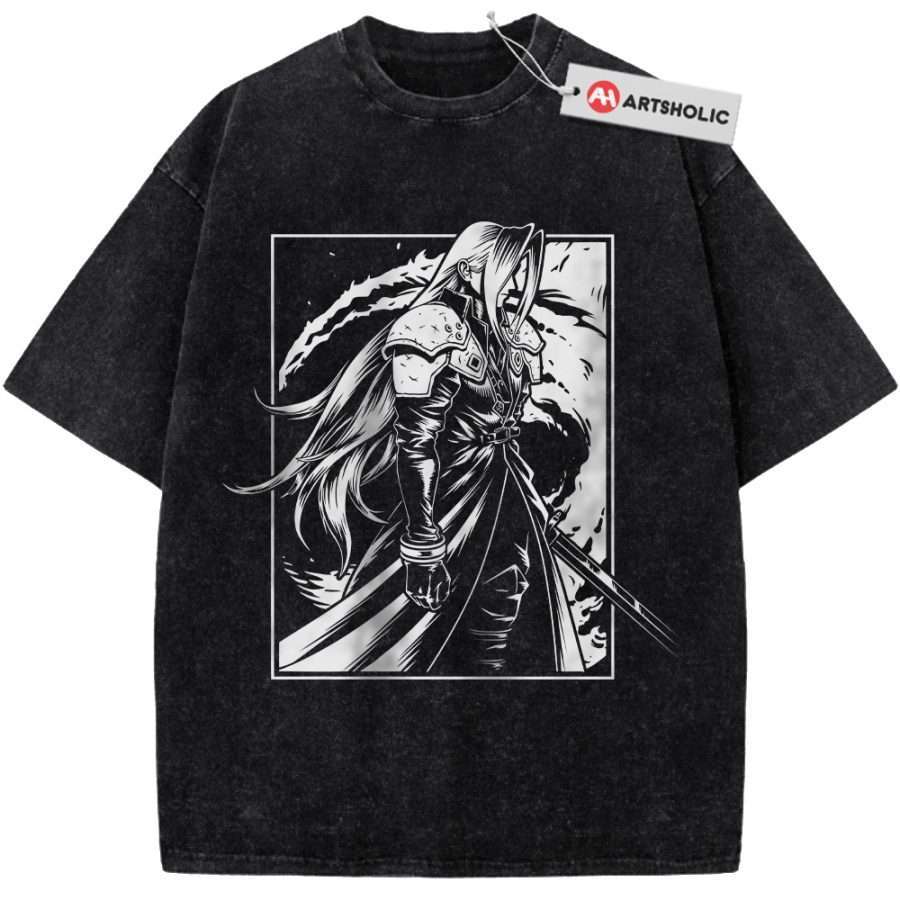 Alternative view of Sephiroth Shirt, Final Fantasy Shirt, Game Shirt, Vintage Tee