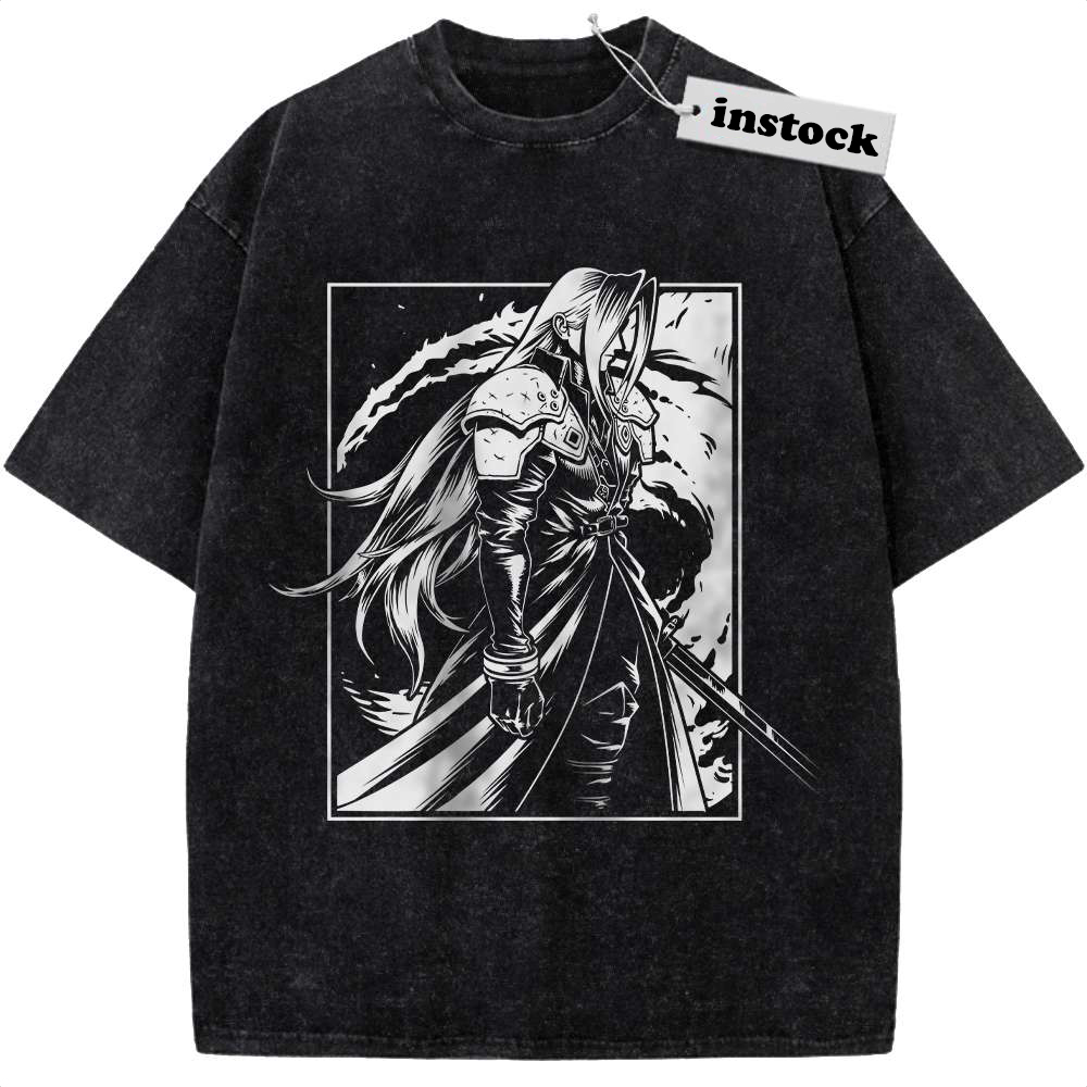 Sephiroth Shirt, Final Fantasy Shirt, Game Shirt, Vintage Tee