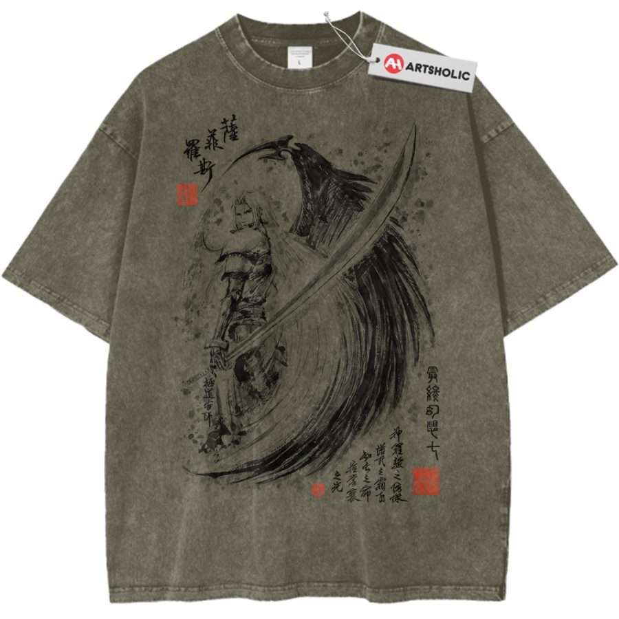 Alternative view of Sephiroth Shirt, Final Fantasy Shirt, Game Shirt, Vintage Tee