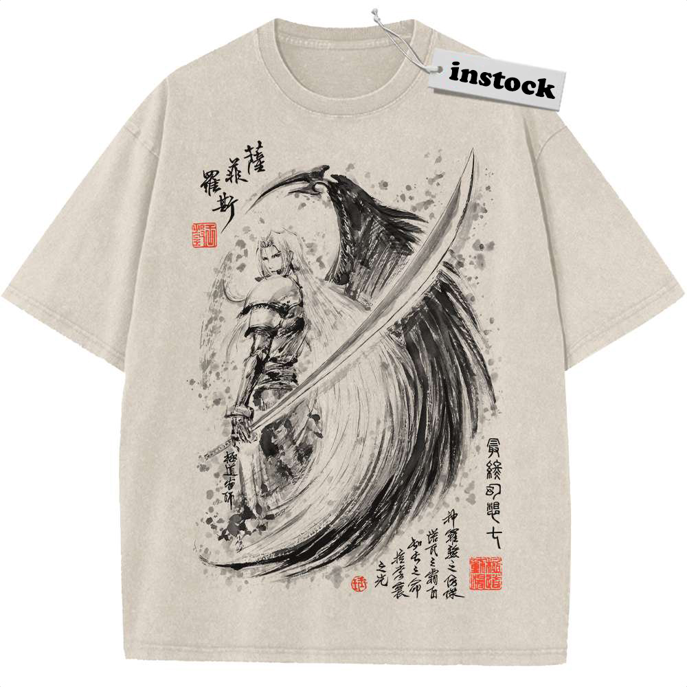 Sephiroth Shirt, Final Fantasy Shirt, Game Shirt, Vintage Tee