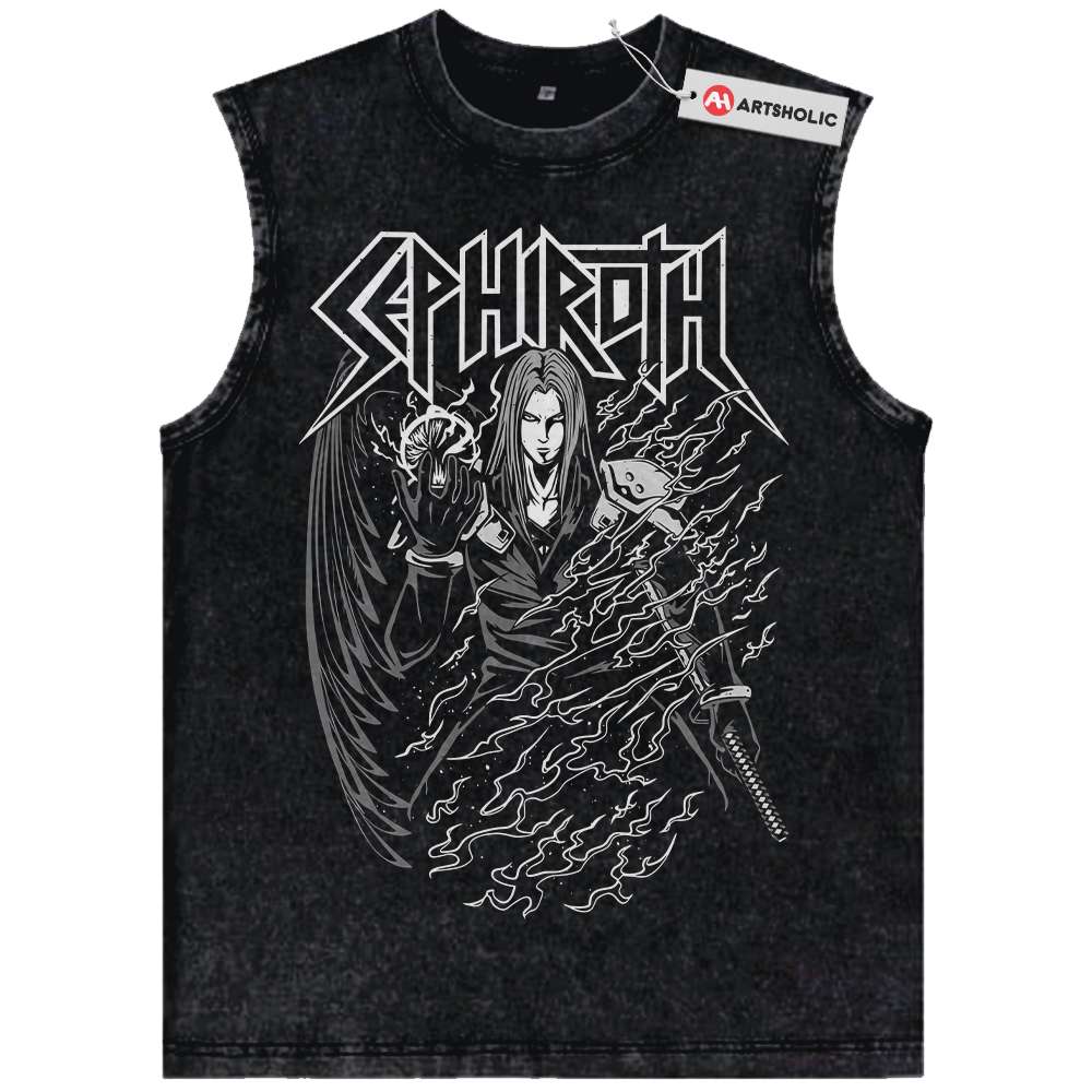 Sephiroth Tank Top, Final Fantasy Tank Top, Game Tank Top, Vintage Tank Top