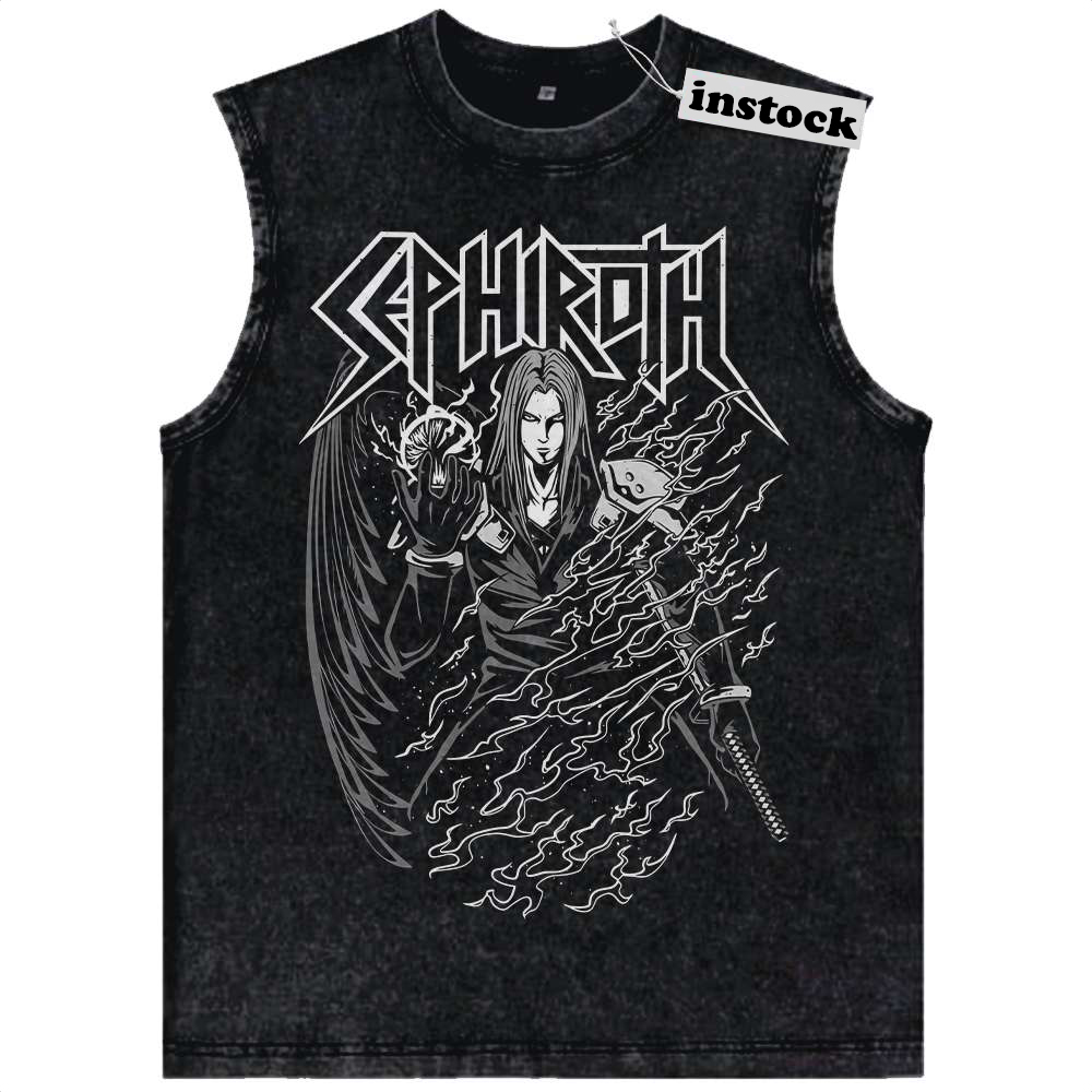Sephiroth Tank Top, Final Fantasy Tank Top, Game Tank Top, Vintage Tank Top