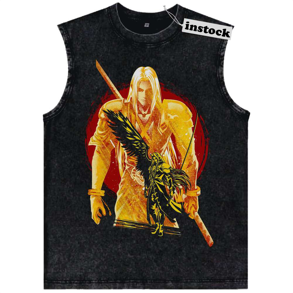 Sephiroth Tank Top, Final Fantasy Tank Top, Game Tank Top, Vintage Tank Top