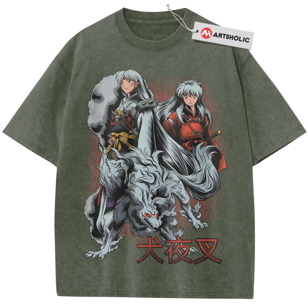 Alternative view of Sesshomaru Shirt, Inuyasha Shirt, Anime Shirt, Vintage T-Shirt
