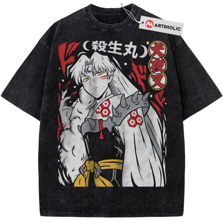 Alternative view of Sesshomaru Shirt, Inuyasha Shirt, Anime Shirt, Vintage Tee