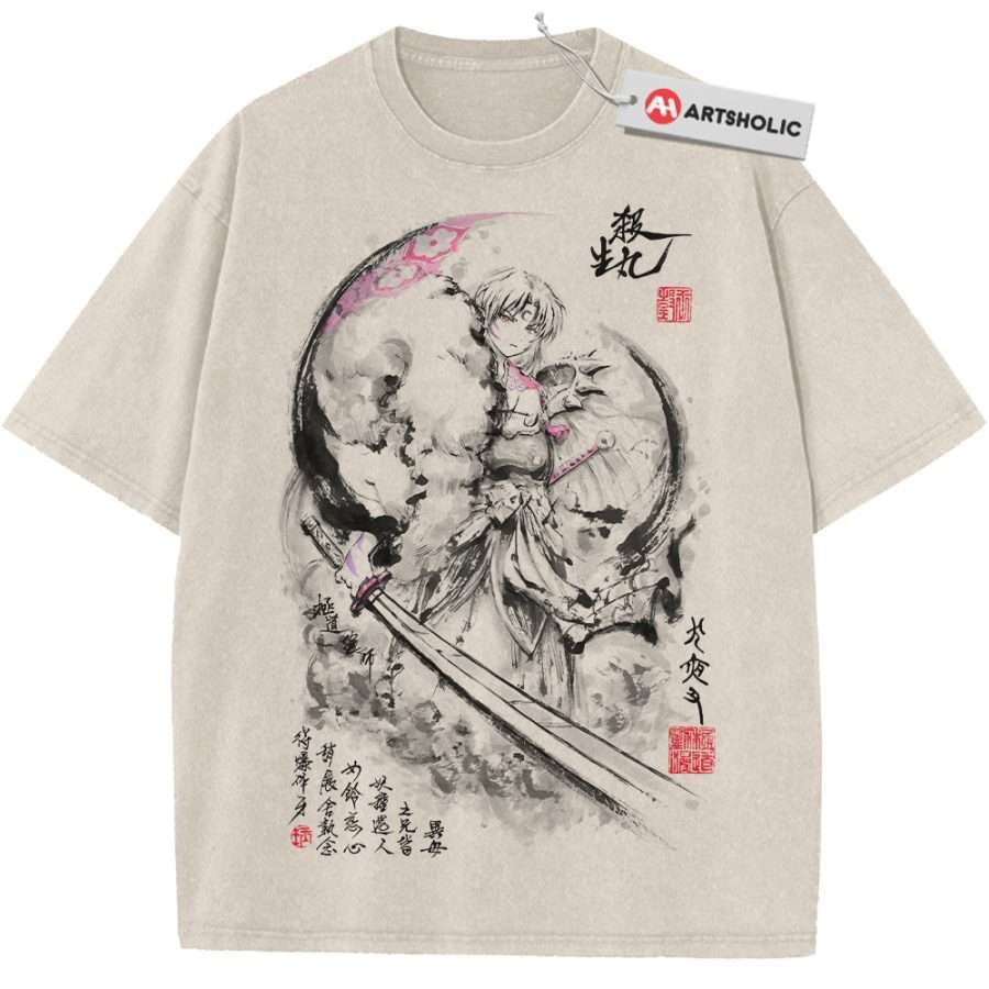 Alternative view of Sesshomaru Shirt, Inuyasha Shirt, Anime Shirt, Vintage Tee