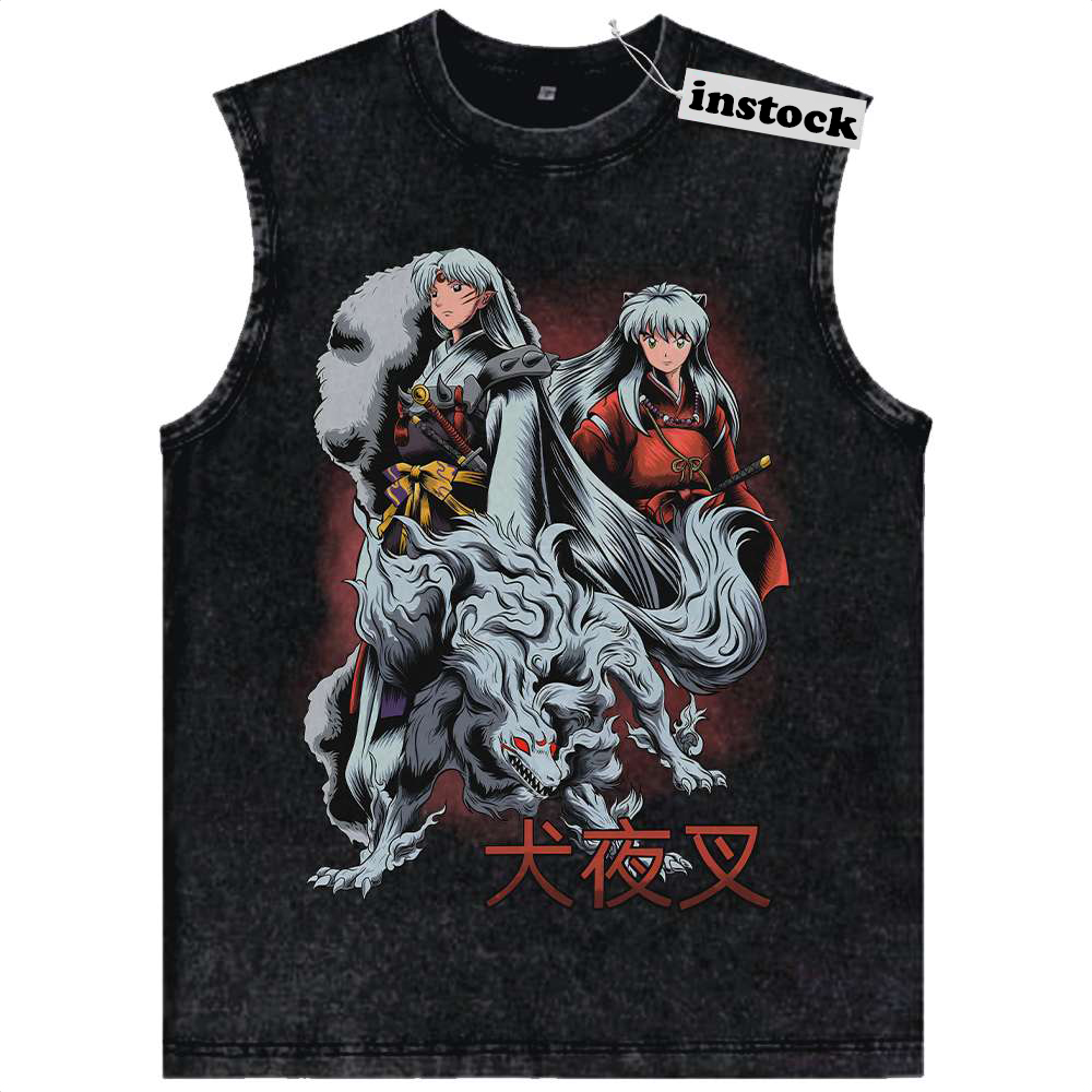 Sesshomaru Tank Top, Inuyasha Tank Top, Anime Tank Top, Vintage Tank Top