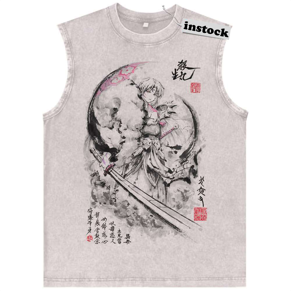 Sesshomaru Tank Top, Inuyasha Tank Top, Anime Tank Top, Vintage Tank Top