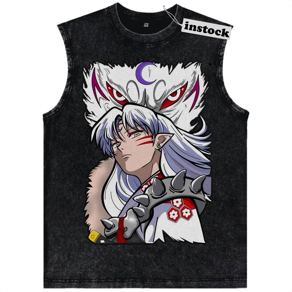 Sesshomaru Tank Top, Inuyasha Tank Top, Anime Tank Top, Vintage Tank Top