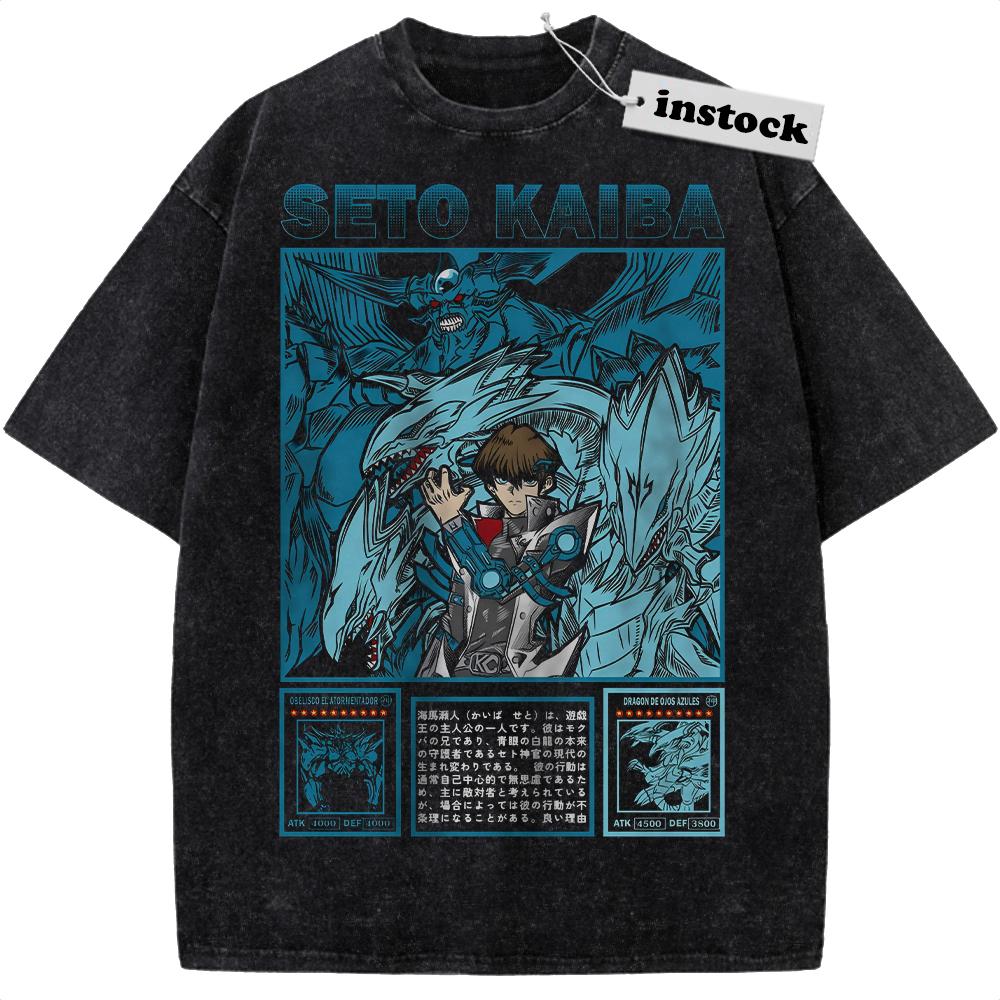 Seto Kaiba Shirt, Anime Shirt, Vintage T-Shirt