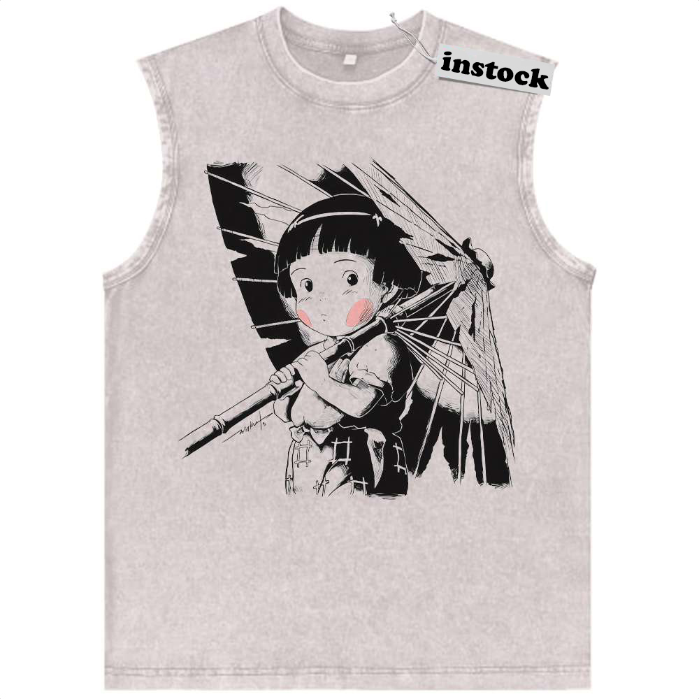 Setsuko Yokokawa Tank Top, Grave of the Fireflies Tank Top, Studio Ghibli Tank Top, Anime Tank Top, Vintage Tank Top