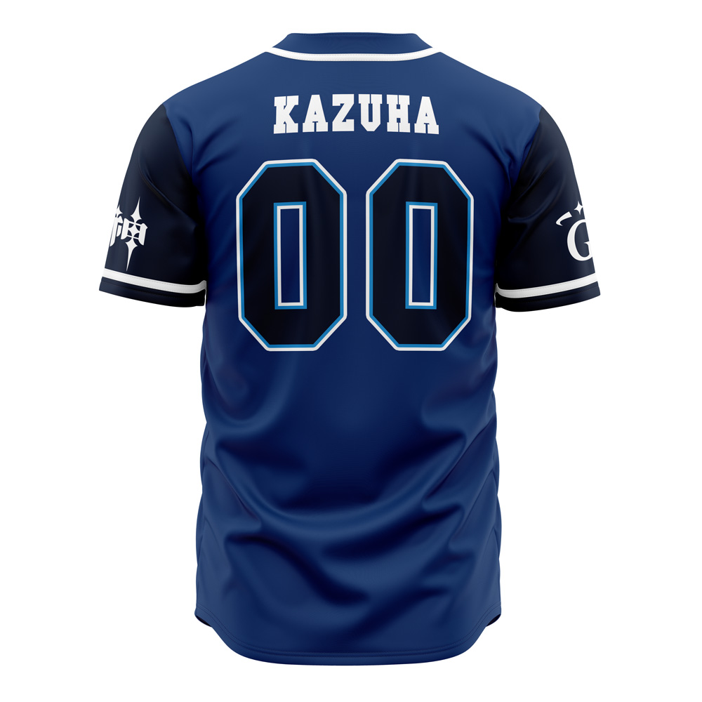 Alternative view of Seven Elements Genshin Baseball Jersey