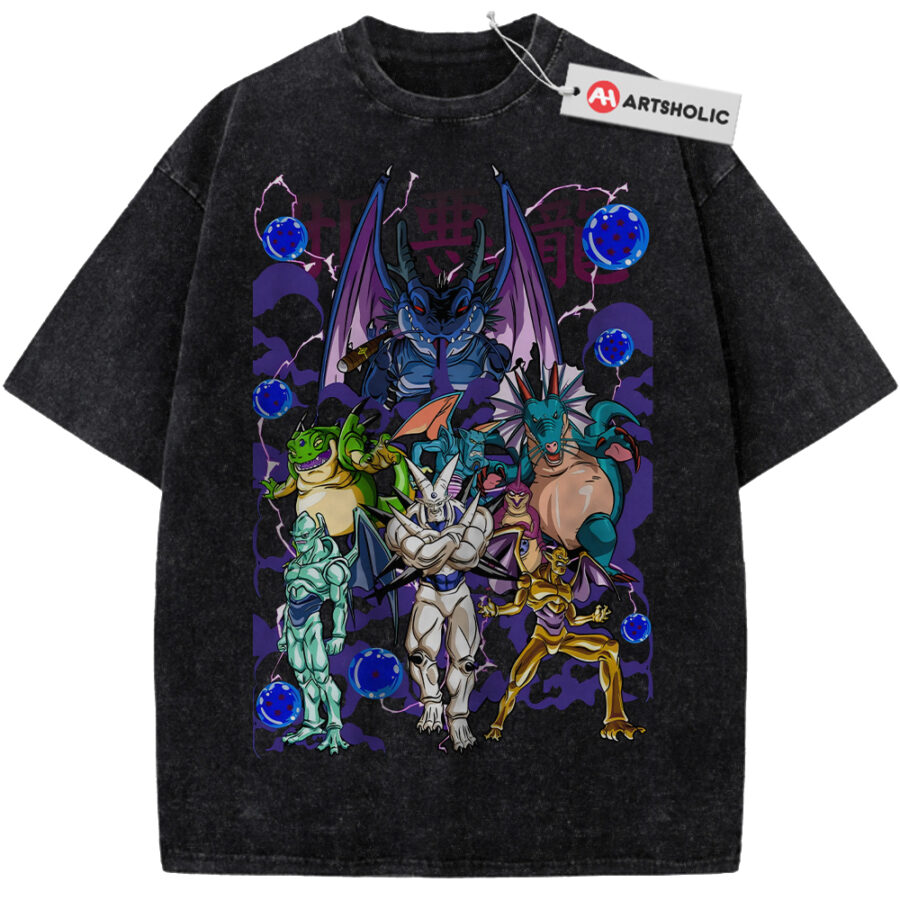 Alternative view of Shadow Dragons Shirt, Dragon Ball Shirt, Anime Shirt, Vintage Tee