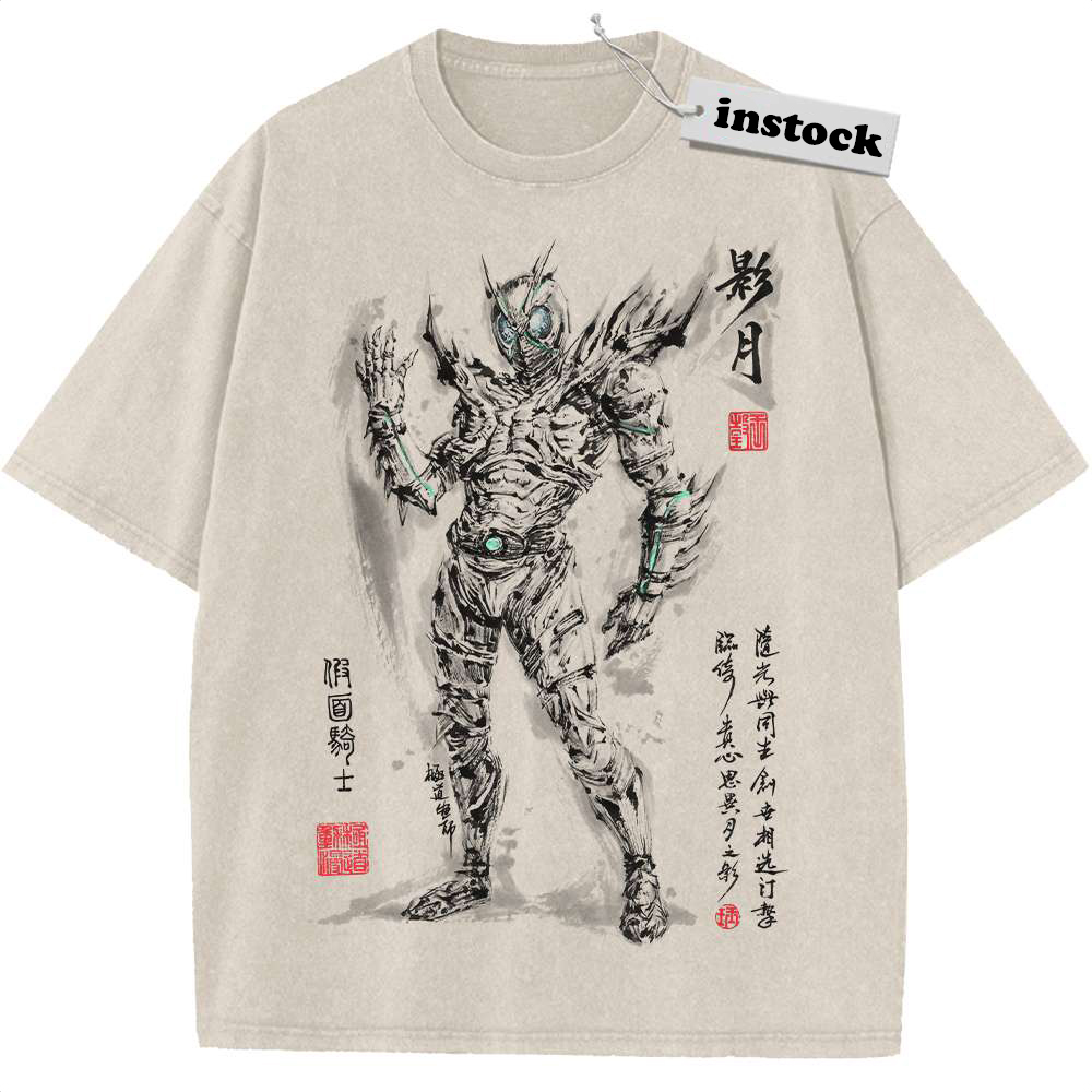 Shadow Moon Shirt, Kamen Rider Shirt, Anime Shirt, Vintage T-Shirt