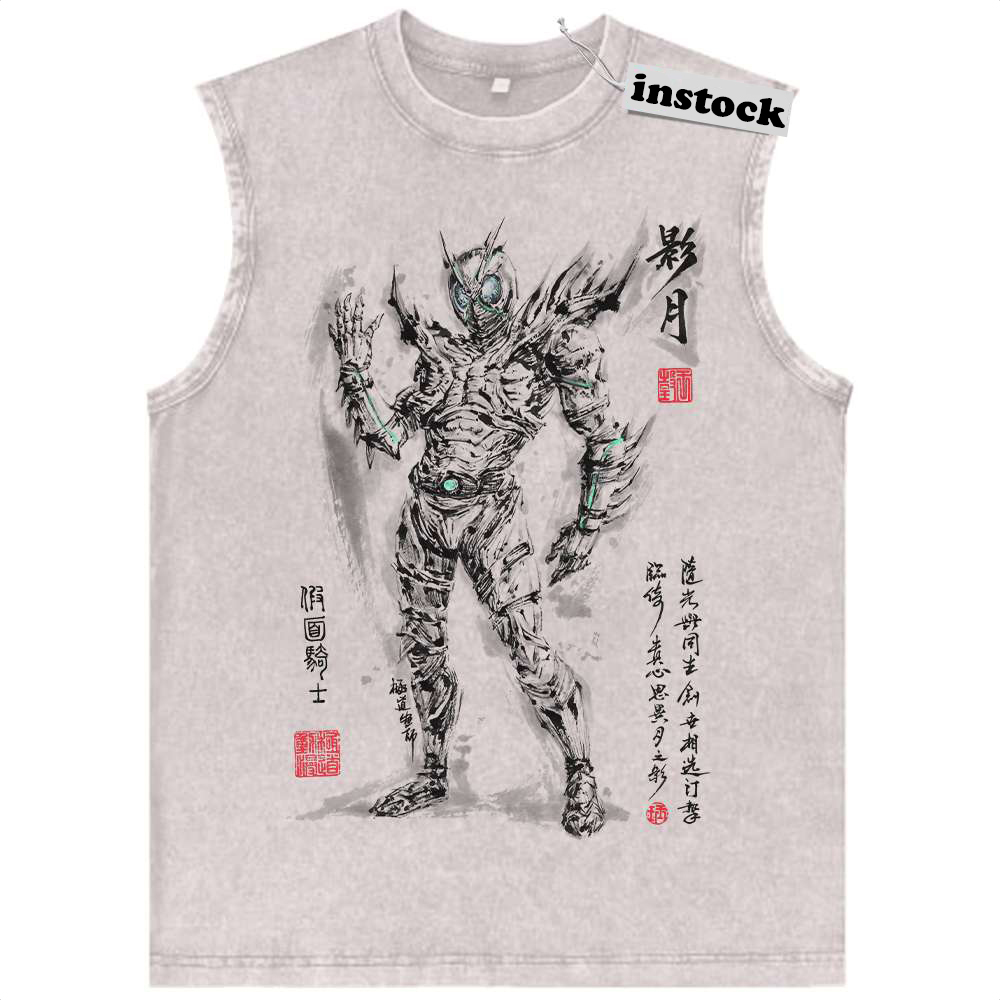 Shadow Moon Tank Top, Kamen Rider Tank Top, Anime Tank Top, Vintage Tank Top