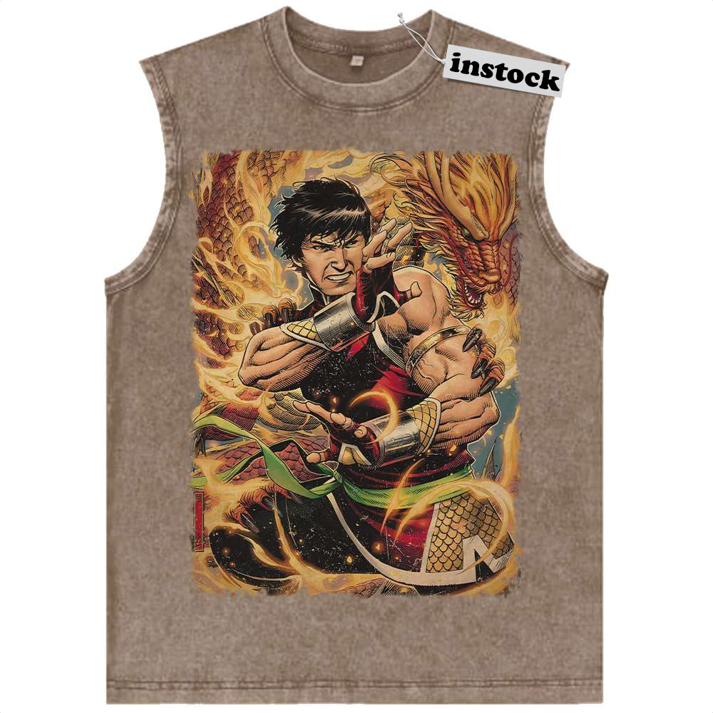 Shang-Chi Tank Top, Marvel Comics Tank Top, Vintage Tank Top