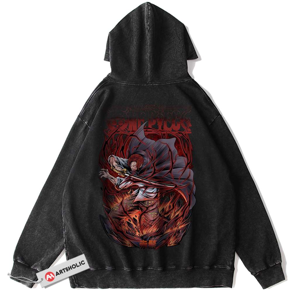 Shanks Hoodie, One Piece Hoodie, Anime Hoodie, Vintage Hoodie