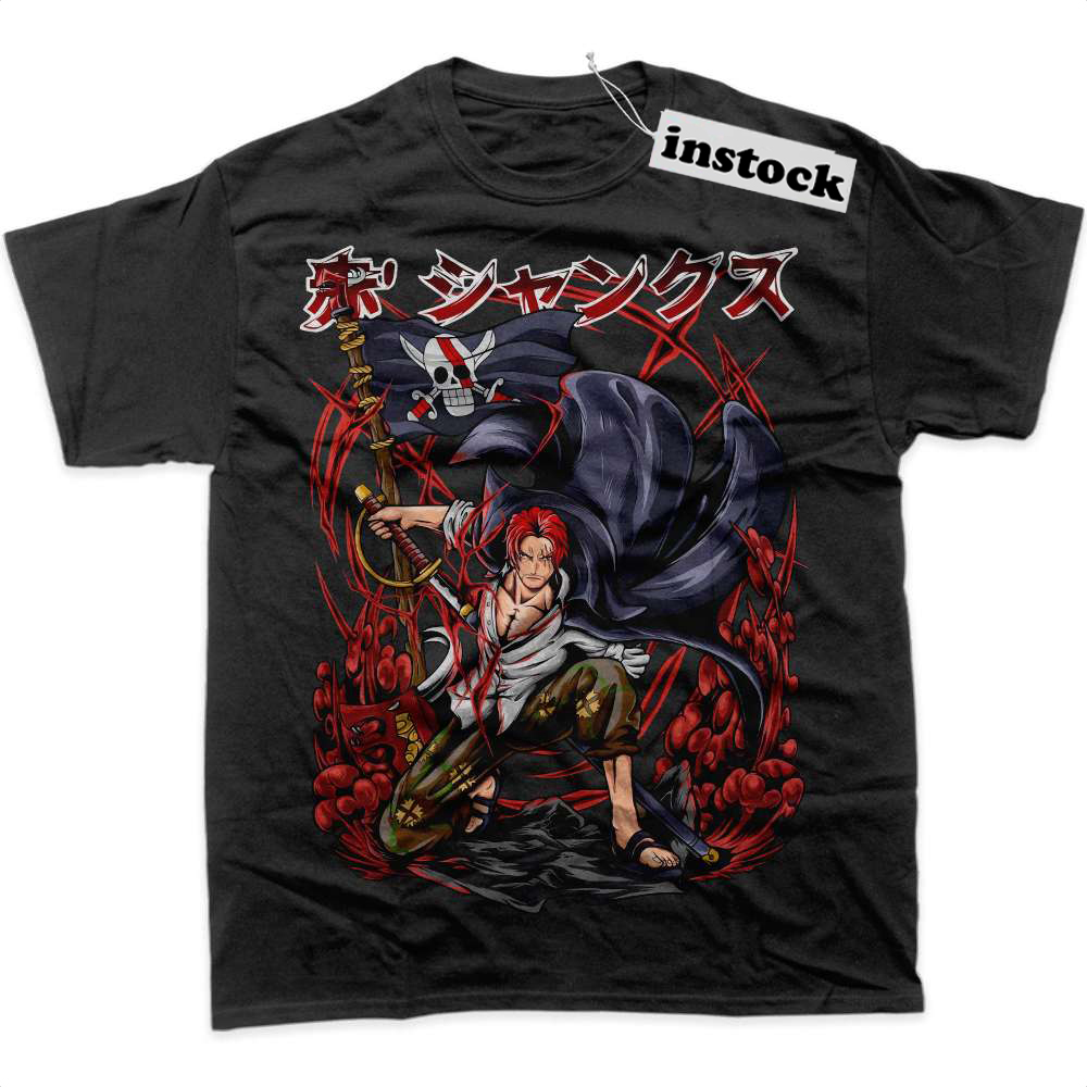 Shanks Shirt, One Piece Shirt, Anime Shirt, Graphic T-Shirt