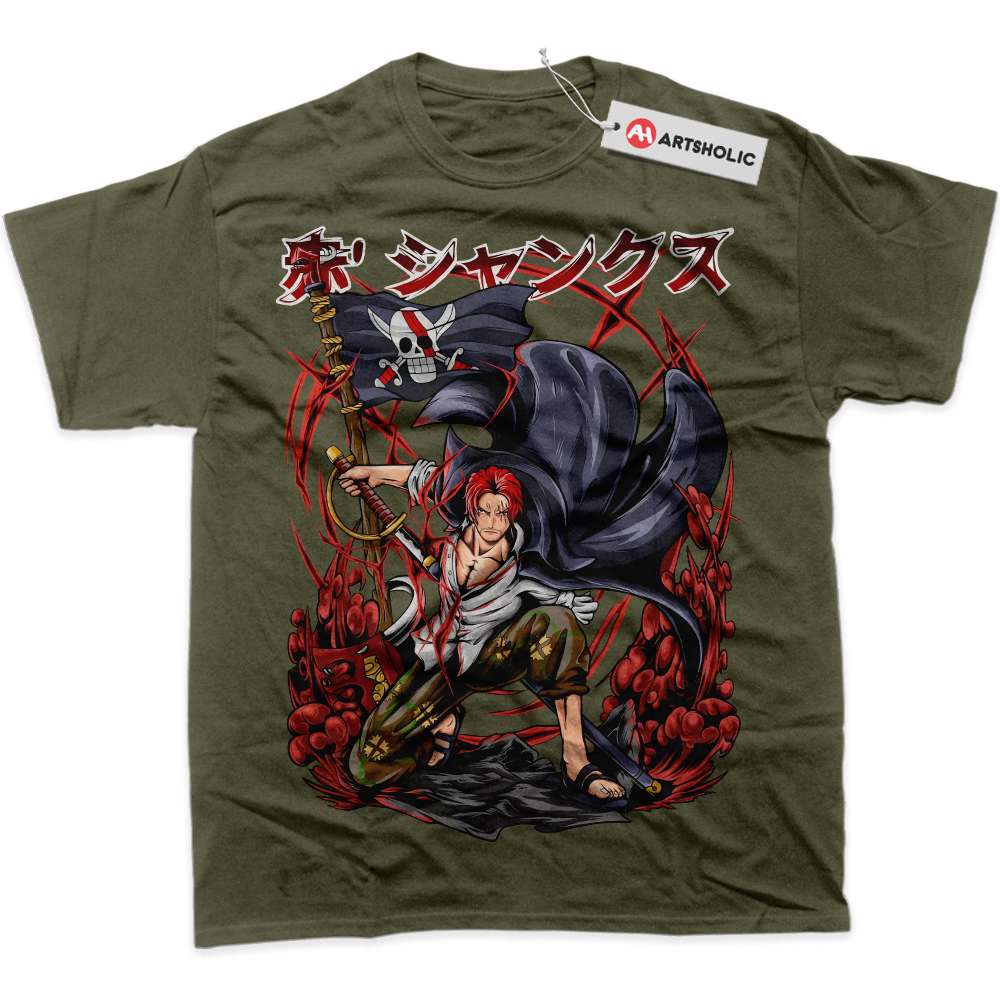 Alternative view of Shanks Shirt, One Piece Shirt, Anime Shirt, Graphic T-Shirt