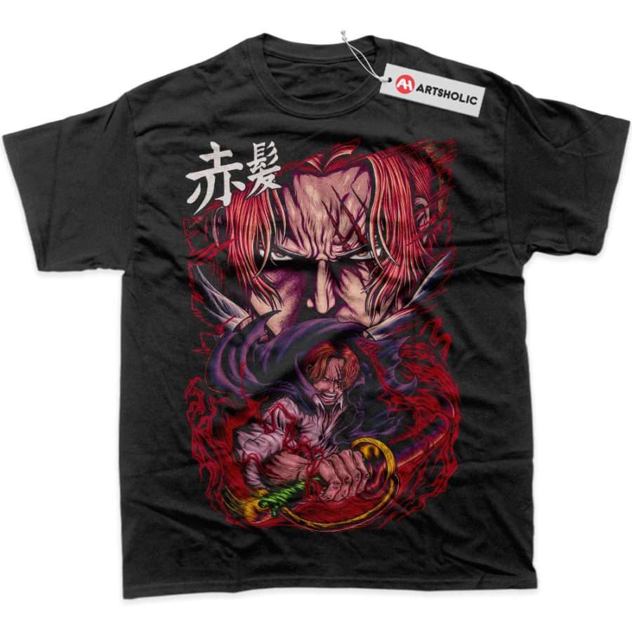 Alternative view of Shanks Shirt, One Piece Shirt, Anime Shirt, Graphic Tee