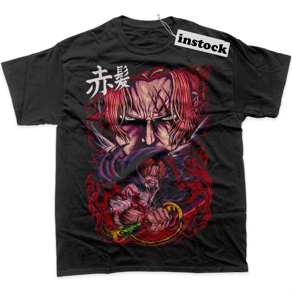 Shanks Shirt, One Piece Shirt, Anime Shirt, Graphic Tee