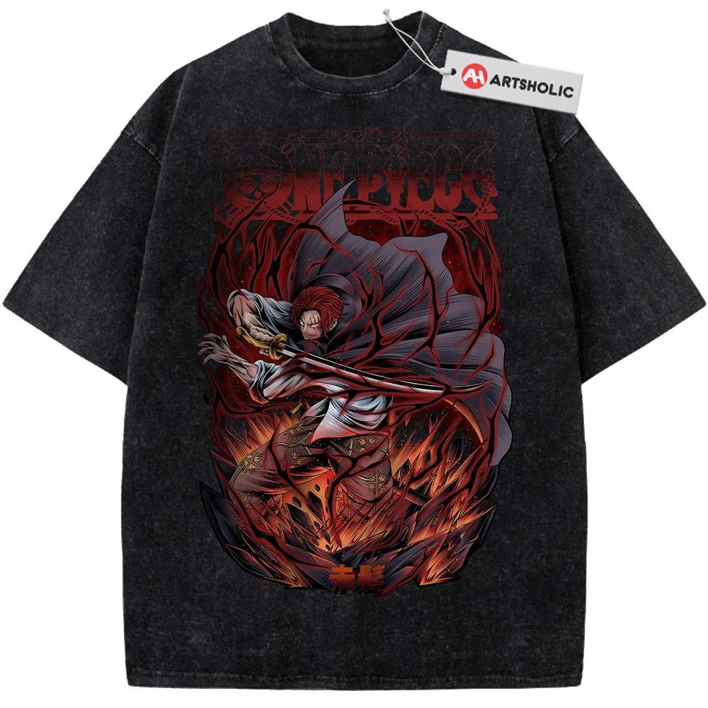 Shanks Shirt, One Piece Shirt, Anime Shirt, Vintage Tee