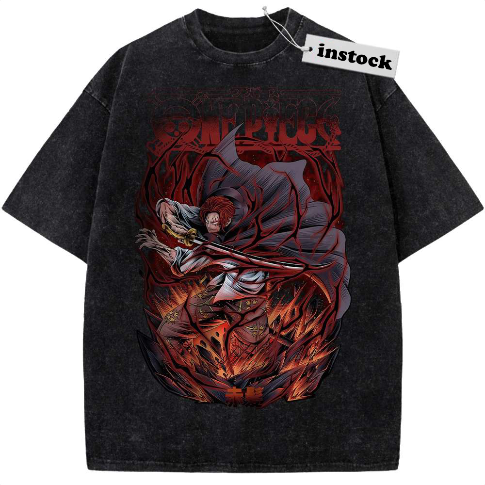 Shanks Shirt, One Piece Shirt, Anime Shirt, Vintage Tee