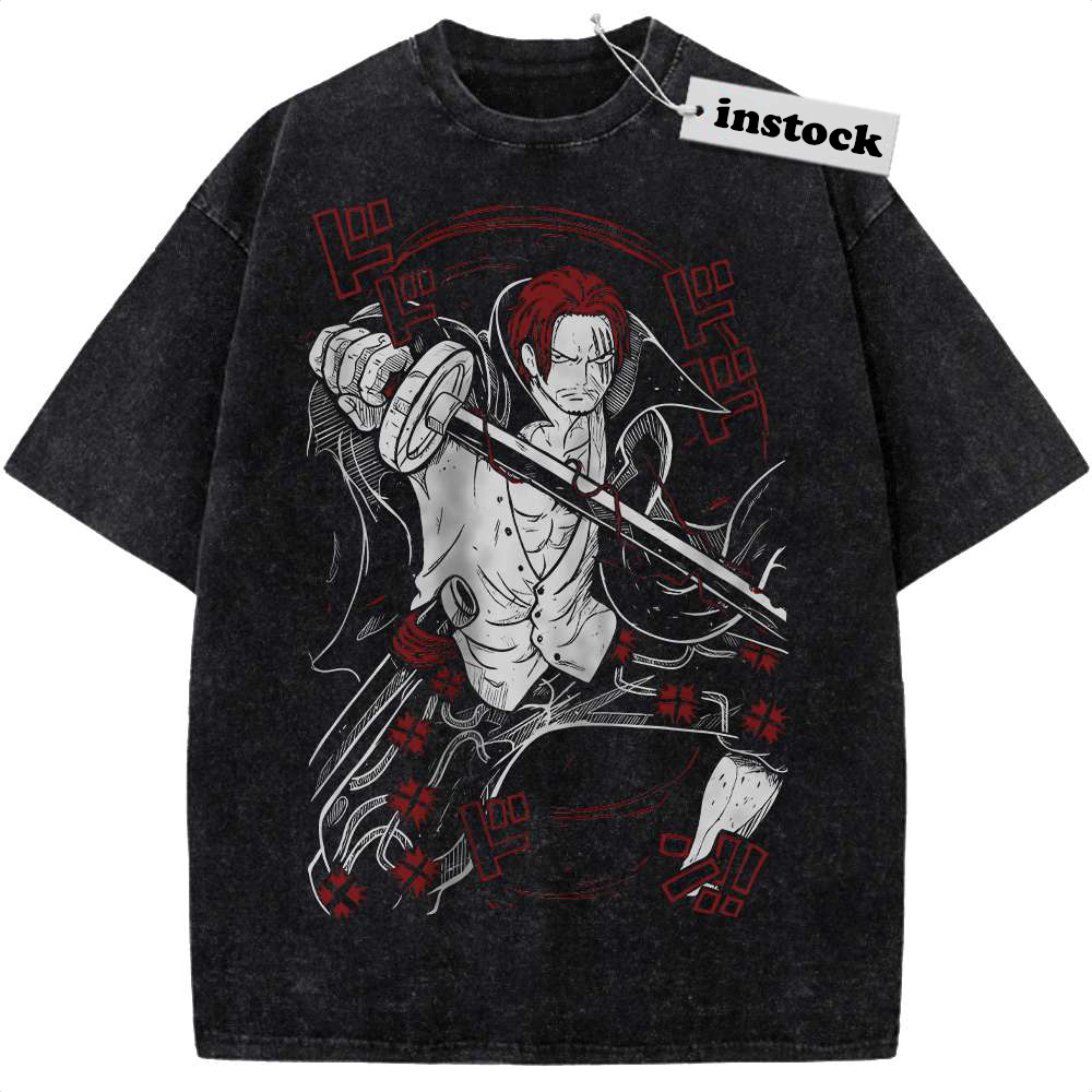 Shanks Shirt, One Piece Shirt, Anime Shirt, Vintage Tee