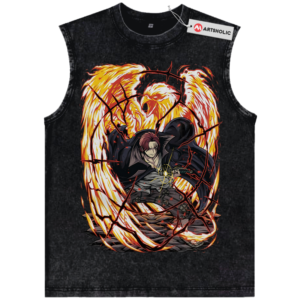 Shanks Tank Top, One Piece Tank Top, Anime Tank Top, Vintage Tank Top
