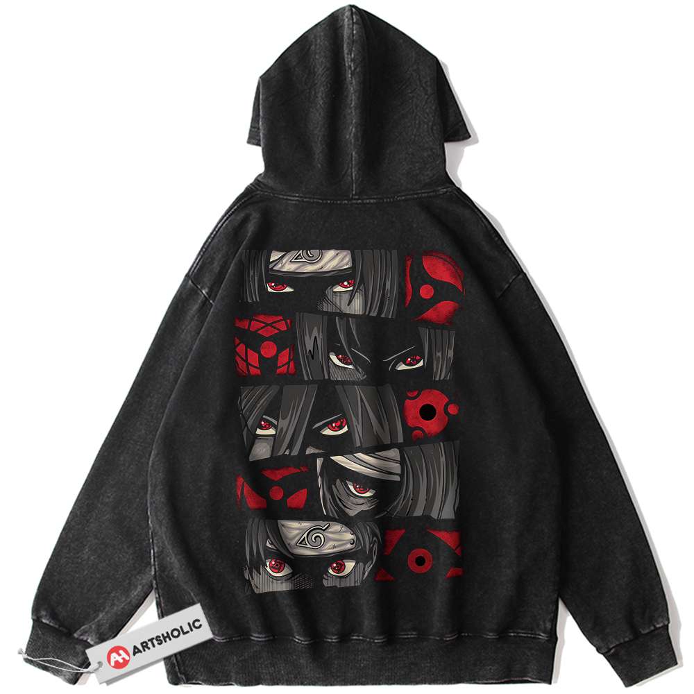 Sharingan Hoodie, Naruto Hoodie, Anime Hoodie, Vintage Hoodie