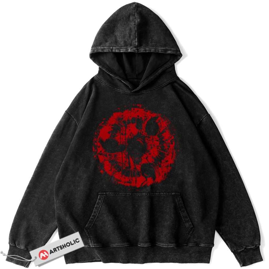 Alternative view of Sharingan Hoodie, Naruto Hoodie, Anime Hoodie, Vintage Hoodie