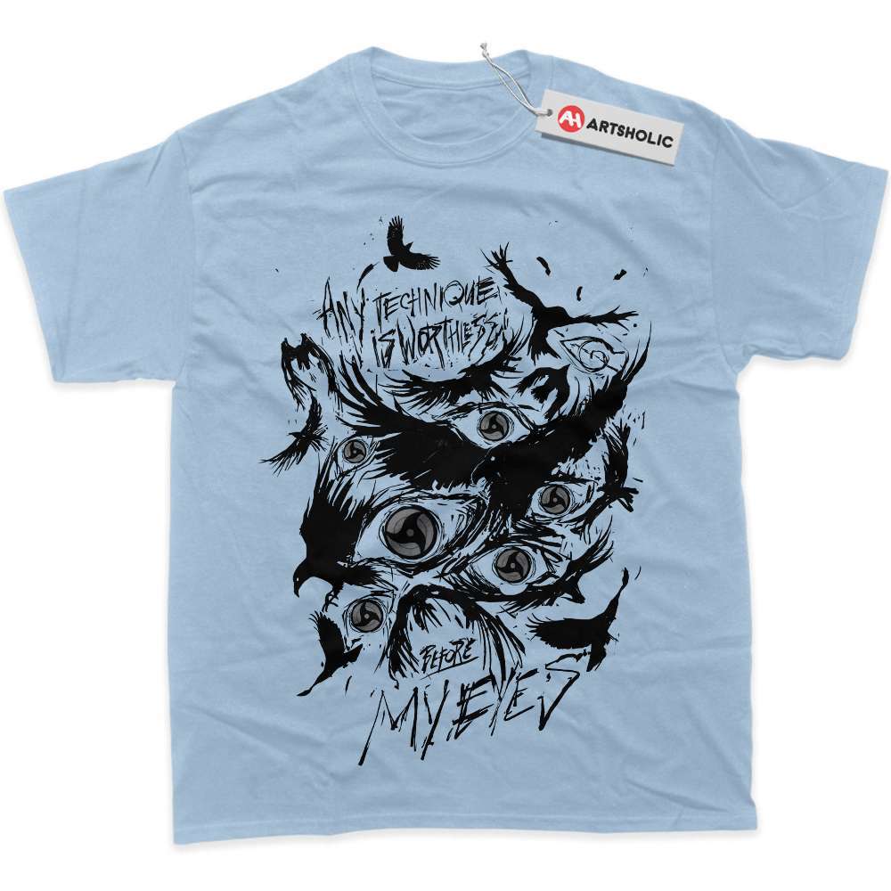 Alternative view of Sharingan Shirt, Naruto Shirt, Anime Shirt, Graphic T-Shirt