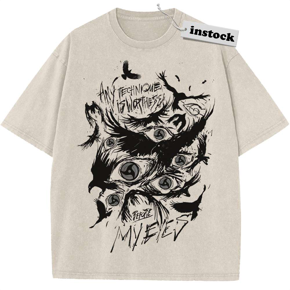 Sharingan Shirt, Naruto Shirt, Anime Shirt, Vintage T-Shirt