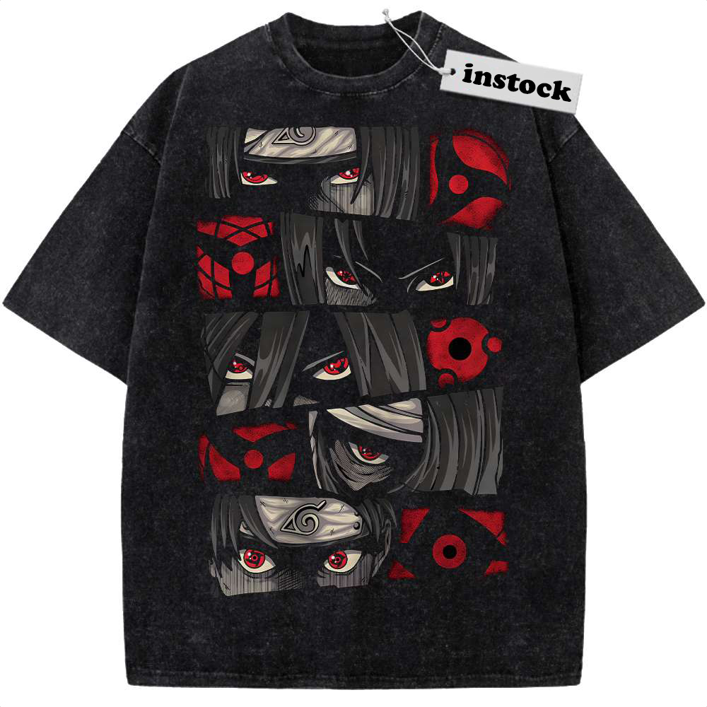 Sharingan Shirt, Naruto Shirt, Anime Shirt, Vintage T-Shirt