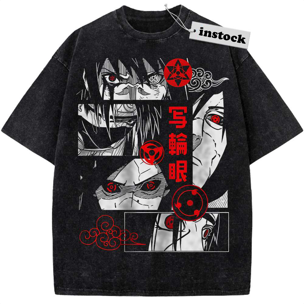 Sharingan Shirt, Naruto Shirt, Anime Shirt, Vintage T-Shirt