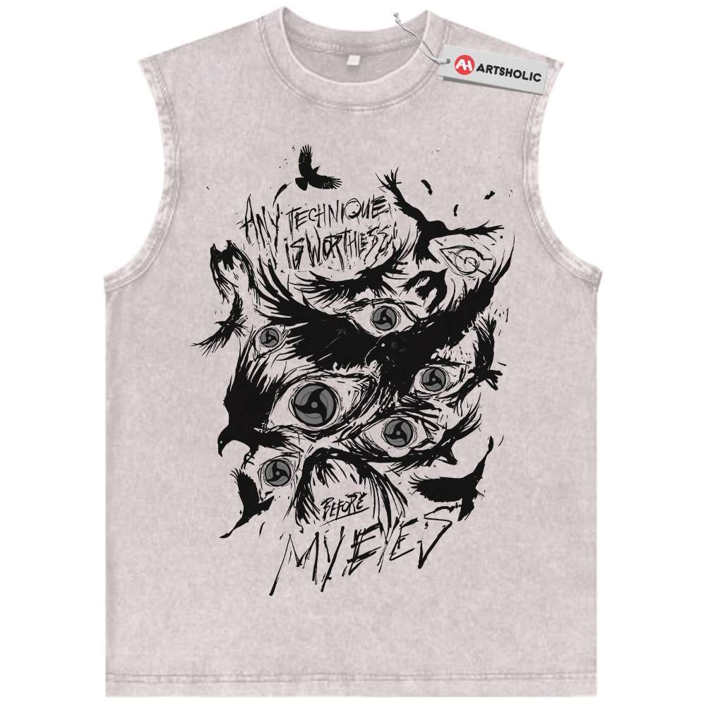 Sharingan Tank Top, Naruto Tank Top, Anime Tank Top, Vintage Tank Top
